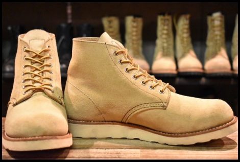 【8.5E 美品 15年】レッドウィング 8167 スエード アイリッシュセッター ホーソーンアビレーン プレーントゥ ブーツ redwing HOPESMORE