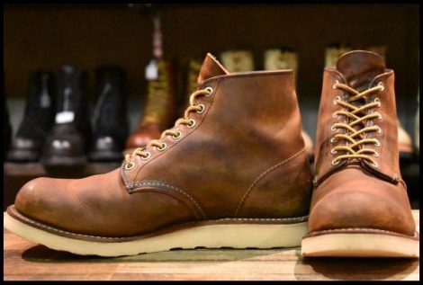【8.5D 良品 11年】レッドウィング 9111 アイリッシュセッター 茶 カッパー ラフ＆タフ プレーントゥ 編み上げ ブーツ redwing HOPESMORE