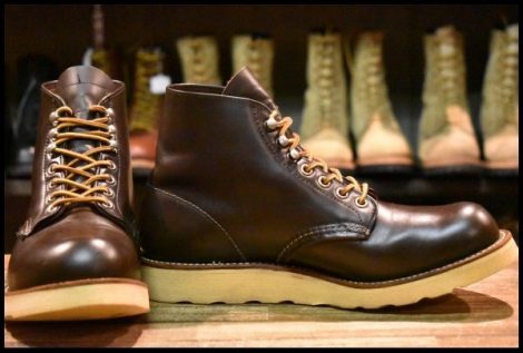 【7.5D 美品 羽タグ】レッドウィング 8160 アイリッシュセッター ガラスレザー コレクテッドグレイン ブーツ redwing HOPESMORE