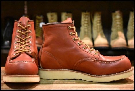 【7E 良品 13年】レッドウィング 8875 アイリッシュセッター 赤茶 オロラセット モックトゥ 編み上げ ブーツ redwing HOPESMORE