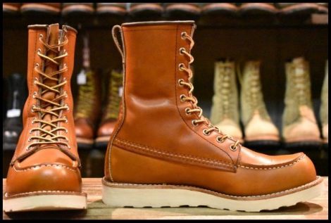 【7.5D 美品 23年】レッドウィング 877 ロング アイリッシュセッター オロレガシー モックトゥ 編み上げ ブーツ redwing HOPESMORE