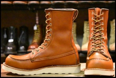 【7.5D 美品 23年】レッドウィング 877 ロング アイリッシュセッター オロレガシー モックトゥ 編み上げ ブーツ redwing HOPESMORE