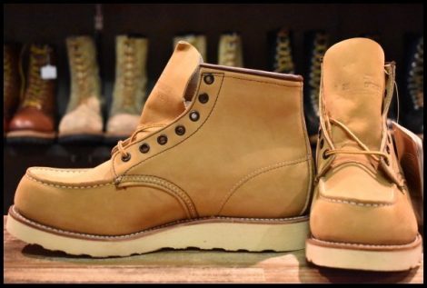 【9EE DEAD サイド羽タグ 00年】レッドウィング 2878 アイリッシュセッター イエロー ヌバック モックトゥ ブーツ redwing HOPESMORE