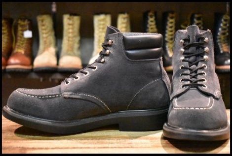 【10D 良品 BEAMS別注 12年】レッドウィング 8803 ネイビースエード スーパーソール レースアップ 編み上げ ブーツ redwing HOPESMORE