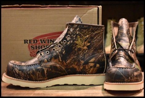 【10.5E 箱付 未使用 16年】レッドウィング 8884 アイリッシュセッター カモフラ 迷彩 リアルツリー モックトゥ ブーツ redwing HOPESMORE