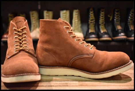 【11D 良品 13年】レッドウィング 8813 スエード アイリッシュセッター 赤茶 カッパー プレーントゥ 編み上げ ブーツ redwing HOPESMORE