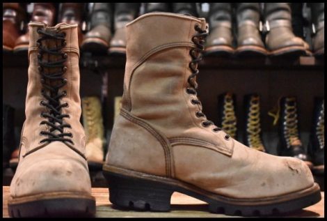 【10EEE 中古 05年】レッドウィング 2292 グレーヌバック スチールトゥ ゴアテックス ロング 編み上げ ブーツ redwing HOPESMORE