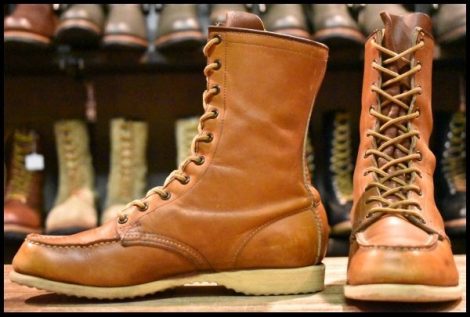 【6C 良品 60’S】レッドウィング COM-PAC’S ビンテージ ブーツ 編み上げ レースアップ 877 60’S 50’S redwing HOPESMORE