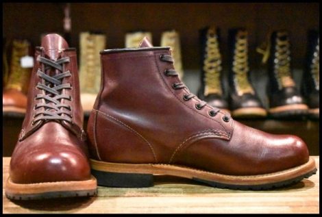 【6.5D 美品 18年】レッドウィング 9411 ベックマン ブラックチェリー フェザーストーン プレーントゥ 9011 ブーツ redwing HOPESMORE