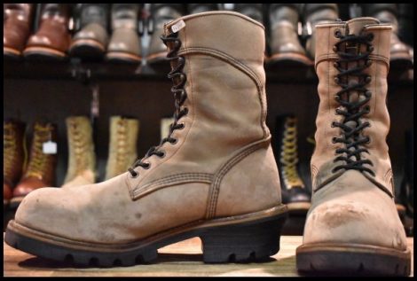 【10EEE 中古 05年】レッドウィング 2292 グレーヌバック スチールトゥ ゴアテックス ロング 編み上げ ブーツ redwing HOPESMORE