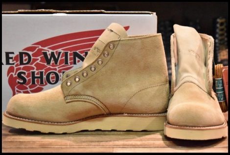 【8E 箱付 DEAD 犬タグ 99年】レッドウィング 8167 スエード アイリッシュセッター タン ラフアウト 編み上げ ブーツ redwing HOPESMORE