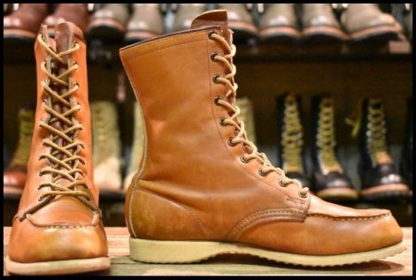 【6C 良品 60’S】レッドウィング COM-PAC’S ビンテージ ブーツ 編み上げ レースアップ 877 60’S 50’S redwing HOPESMORE