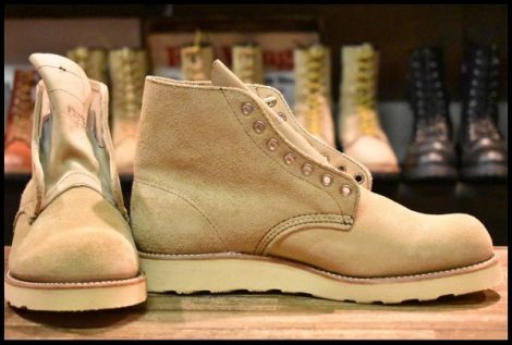 【8E 箱付 DEAD 犬タグ 99年】レッドウィング 8167 スエード アイリッシュセッター タン ラフアウト 編み上げ ブーツ redwing HOPESMORE