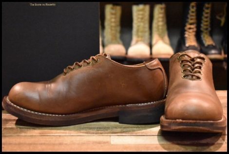 【7 箱付 良品】Rolling dub trio ローリングダブトリオ Whale ホエール RDT-A08 オイルナチュラル ブーツ HOPESMORE