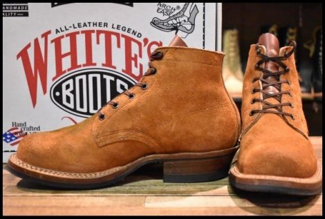 【8.5D 美品 試着程度】WHITE’S ホワイツ セミドレス ラフアウト ビブラム269シングル 編み上げ ブーツ HOPESMORE