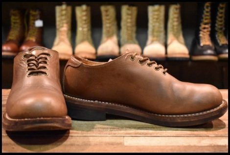 【7 箱付 良品】Rolling dub trio ローリングダブトリオ Whale ホエール RDT-A08 オイルナチュラル ブーツ HOPESMORE