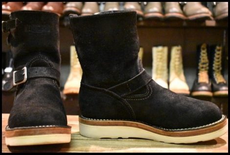 【8EE 美品 18年】WESCO ウエスコ カスタムボス ブラックラフアウト 黒 8インチハイト ラプターソールダブル ブーツ BOSS HOPESMORE