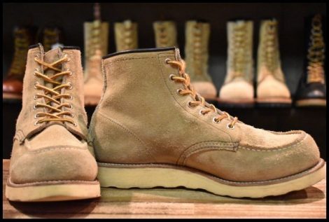 【9E 箱付 良品 羽タグ】レッドウィング 8173 スエード アイリッシュセッター ラフアウト 編み上げ レースアップ ブーツ redwing HOPESMORE