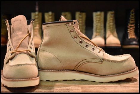【8E 未使用 08年】レッドウィング 8173 スエード アイリッシュセッター ラフアウト レースアップ ブーツ redwing HOPESMORE
