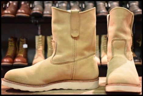 【10.5E 美品 25年】レッドウィング 8168 スエード ペコス ホーソーン アビレーン ラフアウト ブーツ redwing pecos HOPESMORE