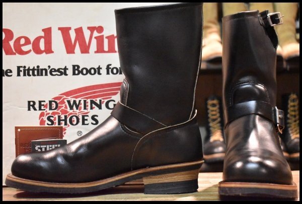 9.5D 箱付 美品 PT91刺繍 97年】レッドウィング 2268 エンジニア