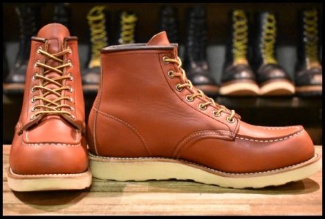 【7.5D 良品 11年】レッドウィング 8875 アイリッシュセッター 赤茶 オロラセット モックトゥ 編み上げ ブーツ redwing HOPESMORE