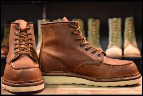 【7.5D 美品 11年】レッドウィング 1907 アイリッシュセッター 茶 カッパー ラフ＆タフ モックトゥ 編み上げ ブーツ redwing HOPESMORE