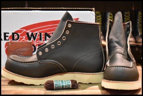 【8.5E 箱付 DEAD 犬タグ】レッドウィング 8180 アイリッシュセッター 緑 カンガタン グリーン レースアップ ブーツ redwing HOPESMORE