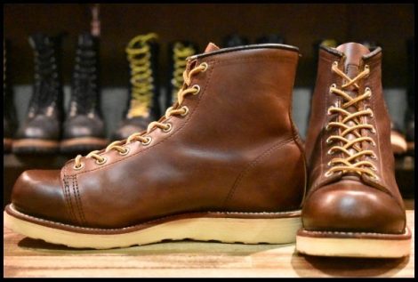 【8D 良品 05年】レッドウィング 8815 モンキー 茶 ブラウン ホーウィン クロムエクセル LTT レースアップ ブーツ redwing HOPESMORE