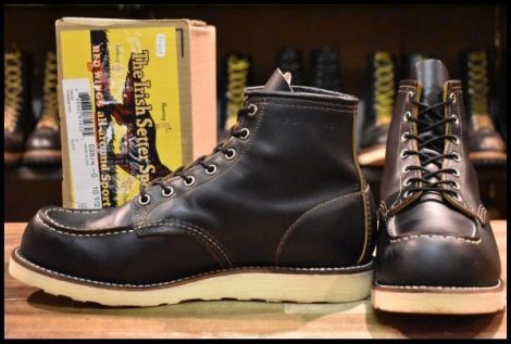 【10.5D 箱付 良品 18年】レッドウィング 9874 アイリッシュセッター ブラック クローンダイク 黒 モックトゥ ブーツ redwing HOPESMORE