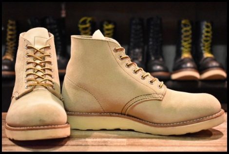 【7.5E 箱付 美品 11年】レッドウィング 8167 スエード アイリッシュセッター ホーソーンラフアウト プレーントゥ ブーツ HOPESMORE