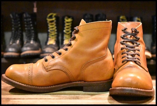 ☆希少廃盤品☆REDWING8011 アイアンレンジ・マンソンブーツ26.5cm RED WING レッドウィング 8011 羽タグ IRON RANGE MANSON アイアン