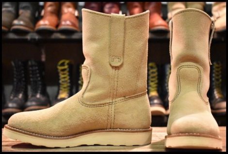 【5.5E 良品 07年】レッドウィング 8168 スエード ペコス ホーソーン アビレーン ラフアウト プルオン ブーツ redwing pecos HOPESMORE