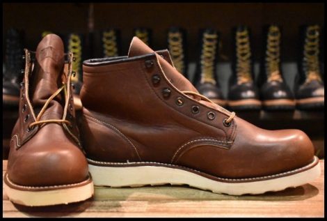 【9.5D 箱付 DEAD クラプトンモデル 羽タグ 01年】レッドウィング 1987 アイリッシュセッター 茶 ブラウン ブーツ redwing HOPESMORE