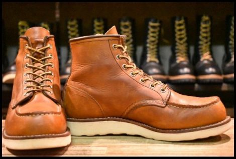 【8E 良品 22年】レッドウィング 875 アイリッシュセッター 茶 オロレガシー レースアップ 編み上げ ブーツ redwing HOPESMORE