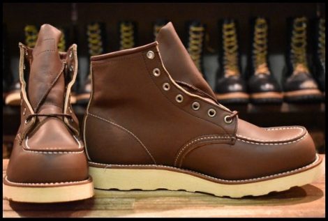 【9E 箱付 DEAD 羽タグ】レッドウィング 8855 アイリッシュセッター ブラウン ベルバブーマー モックトゥ ブーツ redwing HOPESMORE