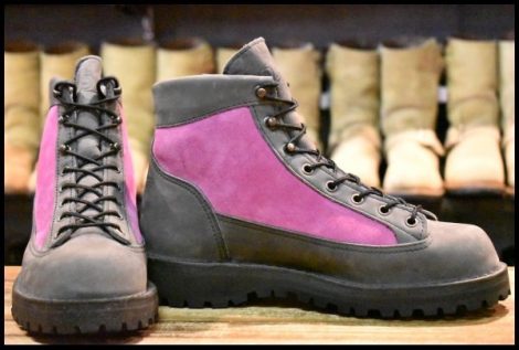 【7EE 美品 白タグ 】Danner ダナーライト 33005X アッシュ/ピンク ヌバック ゴアテックス ブーツ 30420X HOPESMORE