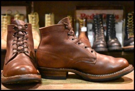 【8.5E 良品】WHITE’S ホワイツ セミドレス ブラウンクロムエクセル 茶 ビブラム269シングル レースアップ ブーツ HOPESMORE