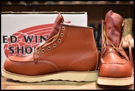 【9.5D 箱付 DEAD 羽タグ 00年】レッドウィング 8131 アイリッシュセッター 赤茶 オロラセット モック 8875 ブーツ redwing HOPESMORE