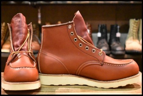 【9.5D 箱付 DEAD 羽タグ 00年】レッドウィング 8131 アイリッシュセッター 赤茶 オロラセット モック 8875 ブーツ redwing HOPESMORE