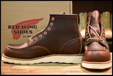 【9D 箱付 未使用 22年】レッドウィング 8138 アイリッシュセッター 茶 ブライアーオイルスリック モックトゥ ブーツ redwing HOPESMORE