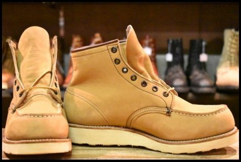 【8EE DEAD サイド羽タグ 00年】レッドウィング 2878 アイリッシュセッター イエロー ヌバック モックトゥ ブーツ redwing HOPESMORE