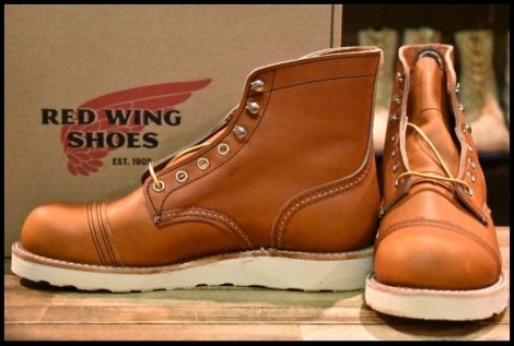 【7D 箱付 未使用 23年】レッドウィング 8089 アイアンレンジャー オロレガシー 茶 編み上げ レースアップ ブーツ redwing HOPESMORE
