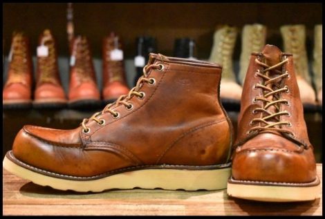 【7EE 中古 旧犬タグ スクエアステッチ 86年01月刻印】レッドウィング 875 アイリッシュセッター ビンテージ ブーツ redwing HOPESMORE