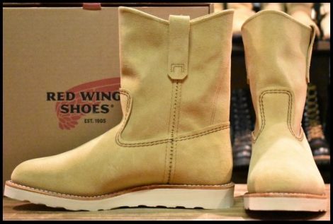 【9E 箱付 未使用 25年】レッドウィング 8168 スエード ペコス ホーソーンアビレーンラフアウト ブーツ redwing HOPESMORE