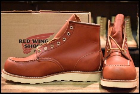 【10E 未使用 15年】レッドウィング 8875 アイリッシュセッター 赤茶 オロラセット モックトゥ レースアップ ブーツ redwing HOPESMORE