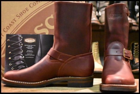 【9C 箱付 未使用 15年】WESCO ウエスコ カスタムボス バーガンディクロムエクセル 9インチハイト エンジニア ブーツ BOSS HOPESMORE