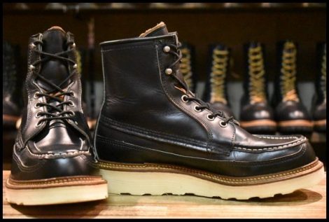 【7E 美品 50周年モデル 犬タグ】レッドウィング 1952 アイリッシュセッター 黒 ブラッククローム ブーツ redwing HOPESMORE