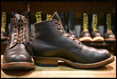 【8.5E 美品】WHITE’S ホワイツ セミドレス ブラッククロムエクセル 黒 ビブラム269シングル レースアップ ブーツ HOPESMORE