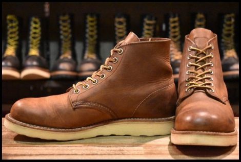 【7.5D 良品 10年】レッドウィング 9111 アイリッシュセッター 茶 カッパー ラフ＆タフ プレーントゥ 編み上げ ブーツ redwing HOPESMORE